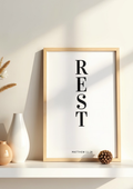 Rest-Christian Wall Art (Unframed)