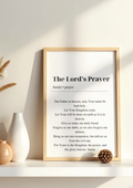 The Lord's Prayer-Christian Wall Art (Unframed)